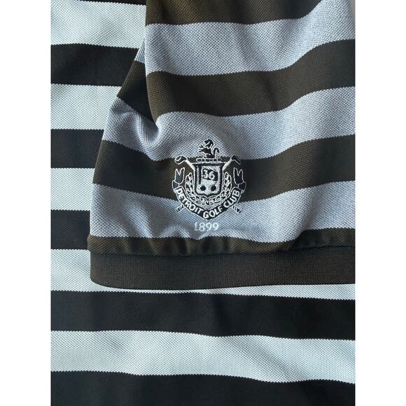 RLX Ralph Lauren Mens Polo Size XL Stripe Performance Tech Golf Shirt - Picture 6 of 9